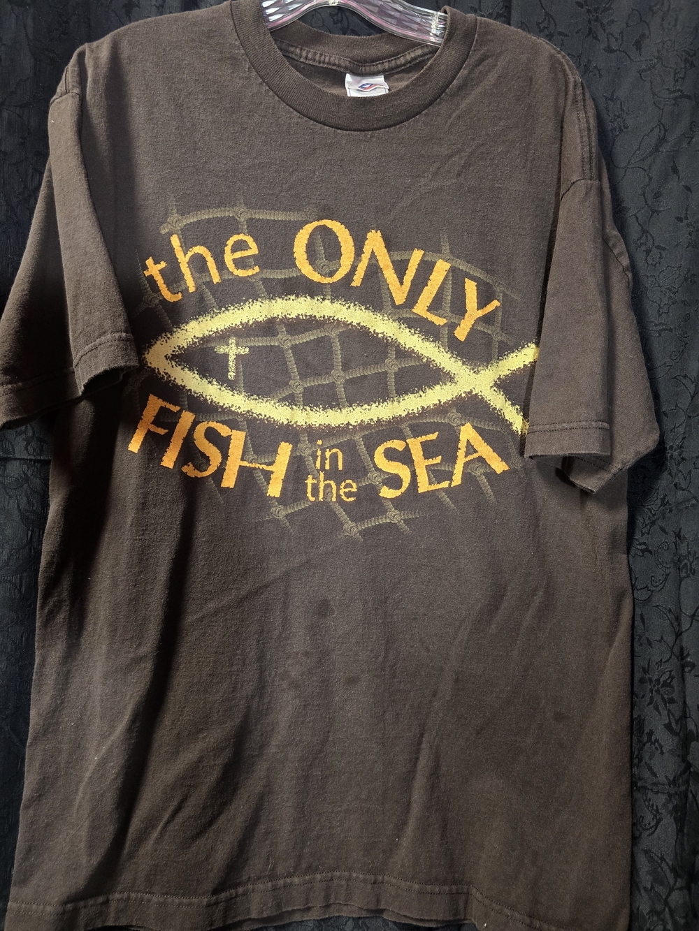 Brown 'The Only Fish in the Sea' Graphic T-Shirt